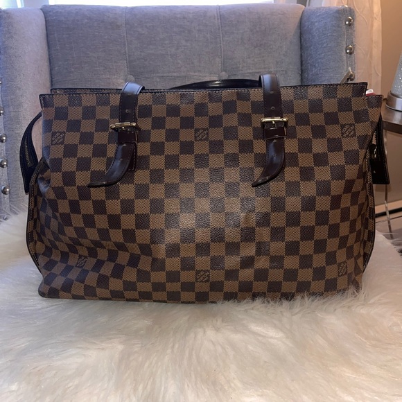 AUTHENTIC LOUIS VUITTON EBENE CHELSEA TOTE VINTAGE CLASSIC - Picture 3 of 17